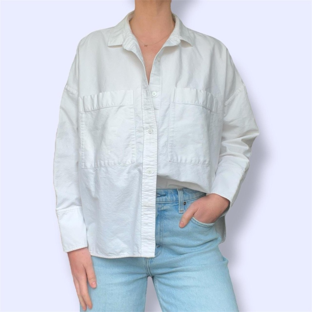 Everlane Boxy Oxford Button Down Shirt